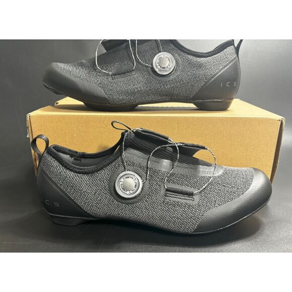 Shimano‎ IC501 Indoor / Spinning Unisex Cycling Shoes Black Bike Cycle EU43 US 9 - Picture 1 of 9